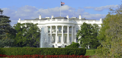 Exterior image of the White House